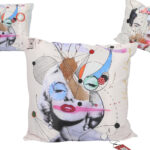 Padi täidisega/ lukuga M.Monroe/ Frida 45x45