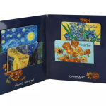 Korkalused 4tk. Vincent van Gogh 10x10cm Kinkekarbis