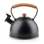 Vintage WOOD teekann 2,5L Black