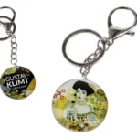 Võtmehoidja/käekoti ripats G.Klimt Adele kahepoolne