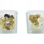 Küünlaalus klaasist Adele kinkekarbis