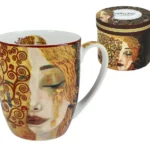 Kruus 400ml G.Klimt Kuldsed pisarad karbis