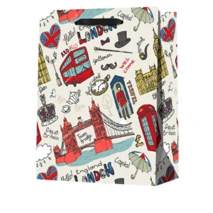 Kinkekott TRAVEL 32x26x12cm mix 4tk.