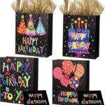 Kinkekott HAPPY BIRTHDAY! 32x26cm mix 4tk.