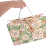 Kinkekott paeltega HAPPY TIMES 25x20x12cm 4tk.