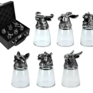 ZODIAK pitsid peadega 25ml 6tk. vana hõbe värvi, kohvris
