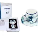 HOKUSAI KATSUSHIKA tass alustassiga 250ml kinkekarbis