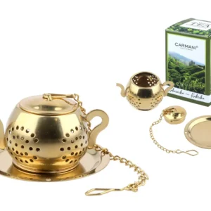 GARMANI Kann-teepall alusel kuldne kinkekarbis